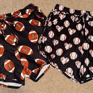 NEW Shirley & Stone Sports Print Shorts Lot